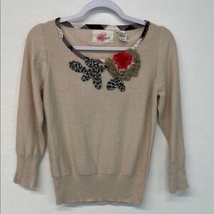 Karen Nicol Embellished Sweater